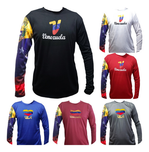 Sudadera Venezuela Manga Larga Caballero Solo L Envío Gratis