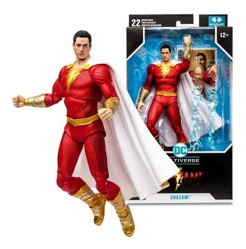 Boneco Shazam Action Figure Fúria Dos Deuses Mcfarlane Toys