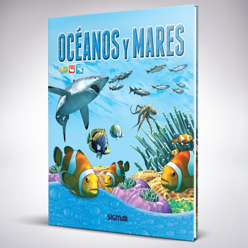 Oceanos y Mares, de Bajo la Lupa. Editorial SIGMAR, tapa dura, edición 2010 en español, 2010