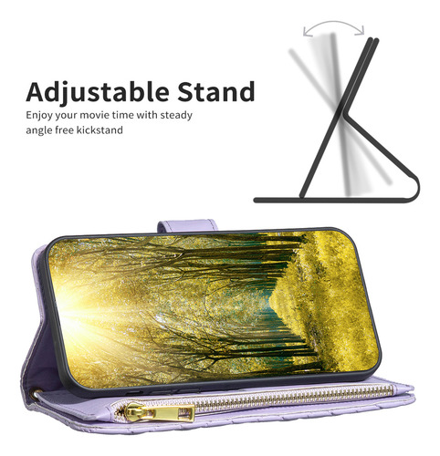 Funda Para Teléfono Redmi 13c/14pro/ 14, Estilo Cartera, Pulsera, Ranura Para Tarjetas, Funda De Piel Con Tapa