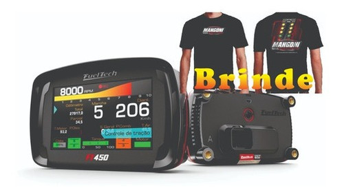 Imagem 2 de 7 de Fueltech Ft450 Com Chicote 3m + Brindes, * Pronta Entrega *