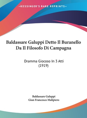 Libro Baldassare Galuppi Detto Il Buranello Da Il Filosof...