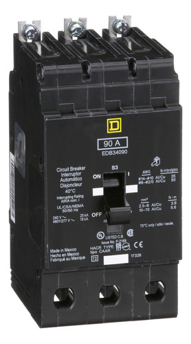 Interruptor Mini Atornillable En Miniatura, 90 A
