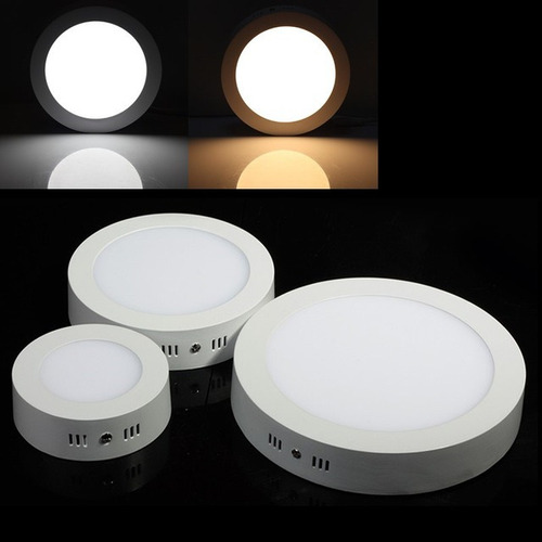 Lampara Panel Led Circular De Techo 20w