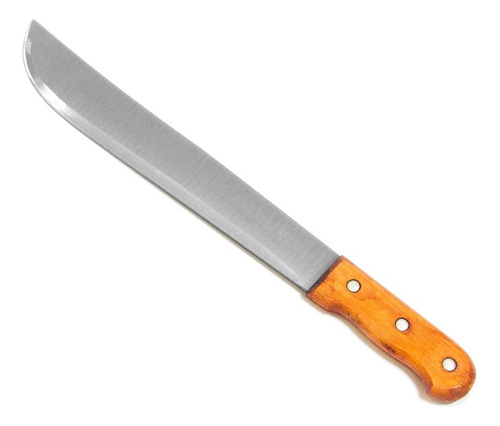 Facão Linha Prata Wenzel 14 Cabo Madeira Com Bainha Simples