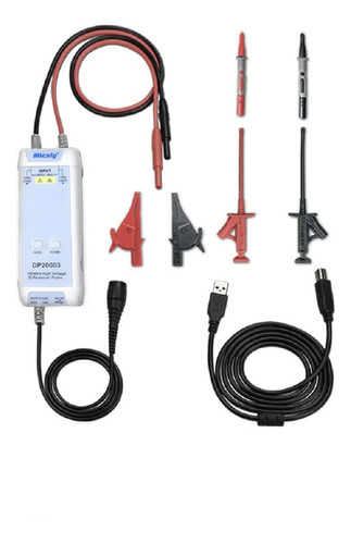 Sonda Diferencial Alto Voltaje Osciloscopio Tasa Atenuacion