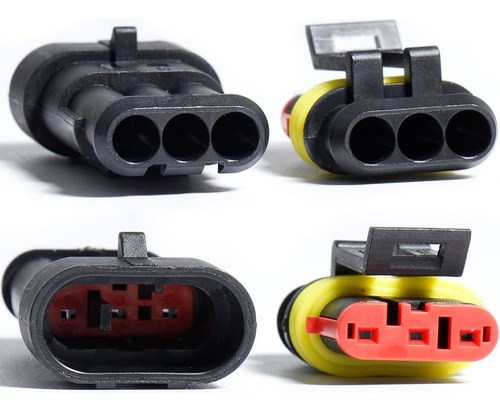 Conectores Impermeables Automotriz Enchufe Coche 2/3pin Kit