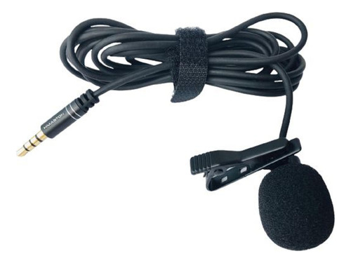 Microfone De Lapela Para Celular Tablet Ou Notebook Plug P3