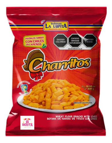 15 Bolsas De Charritos La Lupita 300g Botana Yucateca