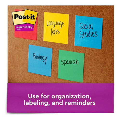 Notas Adhesivas Post-it, 3x3 In, 24 Blocs, 2 Packs