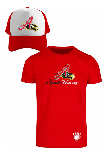 Kit Playera + Gorra Sublimada Mod Lmb El Águila De Veracruz