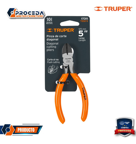 Pinza De Corte Diagonal 5 Mango De Pvc 17311