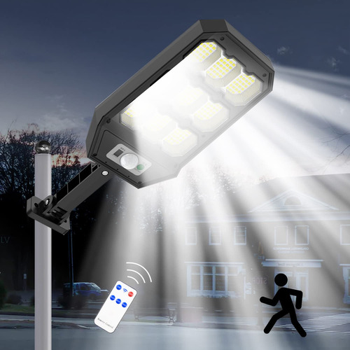 Lamparas Solares Exterior 279led Con Sensor Y Mando A Distan
