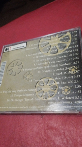 Cd Música De Pelicula. Hollywood . Carrozas De Fuego Etc.. (Usado)