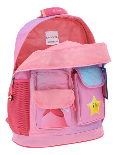 Mochila Grande Chenson Mario Bros Peach Kiut