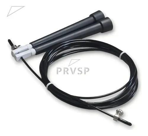 Corda Pular Ajustável RS Sport 2.8m Aço Cabo Ergonômico Crossfit