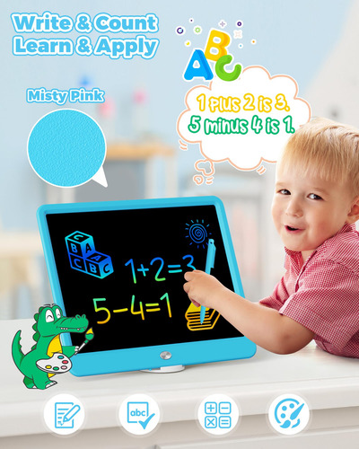 Tablet De Dibujo 16pulg, Ideal Para Viajes Con Niños (azul)