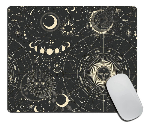 Conjunto De Fases Da Lua Mouse Pad Padrão Celestial Present