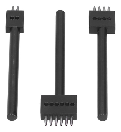 Juego De 3 PĂșas Para Perforar Agujeros De Cuero, Varios Tama