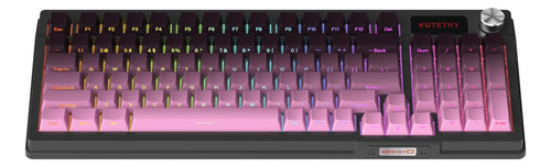 Teclado Inalámbrico Para Juegos Kutethy Ky95 98% Rgb Con Cor