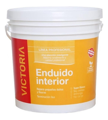 Enduido Interior Cremoso Anti-hongo Facil Lijado 10l Pintumm