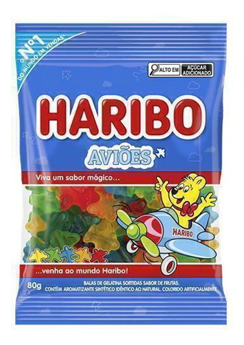 Haribo Bala Gel 12x80gr Avioes