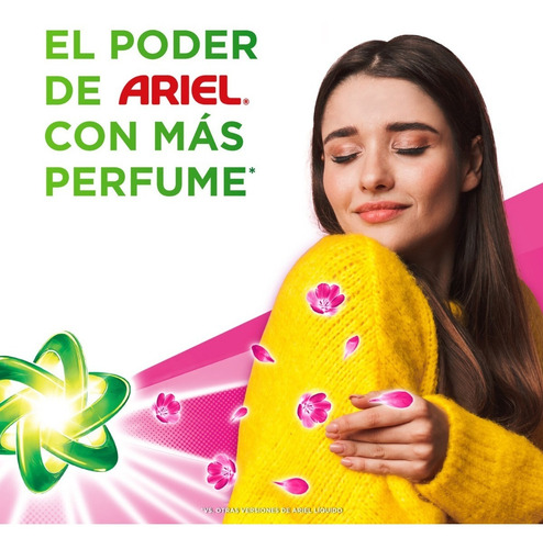 Imagen 2 de 7 de Recarga Detergente Líquido Concentrado Ariel Downy 1,2 L