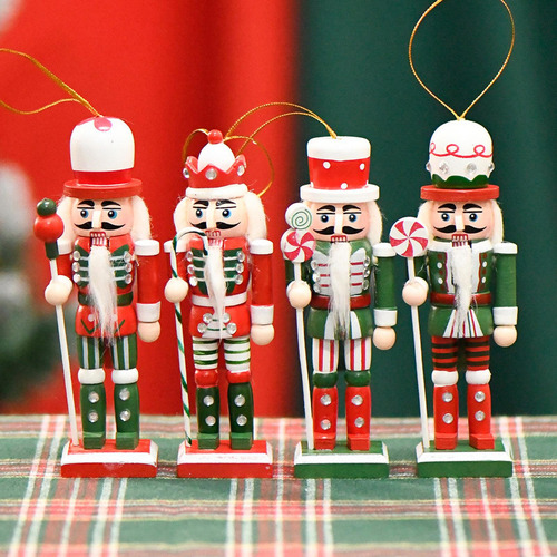 4 Figuras De Cascanueces, Estatuas, Decoración Navideña,