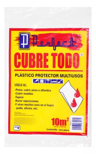 Papel plastico protector Plastiprotector de 15 Metros cuadrados Plastico  protector de piso para pintura, Muebles, pisos
