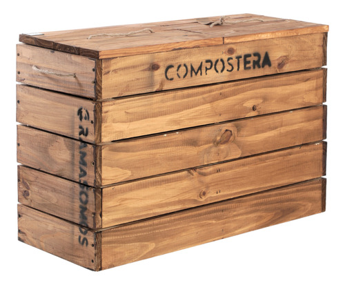 Compostera De Madera De 100 Litros