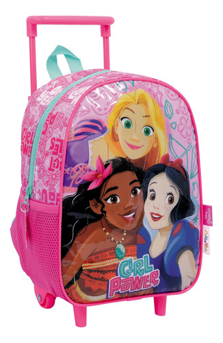 Wabro Mochila C/ Carro Jardin Disney Princesas 12 PuLG Power