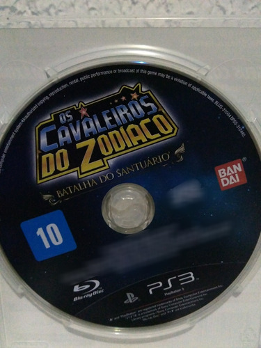 Combo Os Cavaleiros Do Zodiaco Ps3 Midia Física R$ 129,90 (Usado)