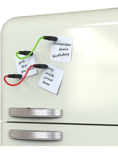 Imagen 6 de 6 de Juego De Imanes Para Refrigerador - Forma Conector Audífonos