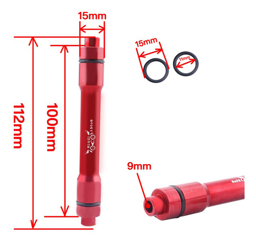 Buje De Rueda Delantera Para , Eje Pasante, Adaptador De