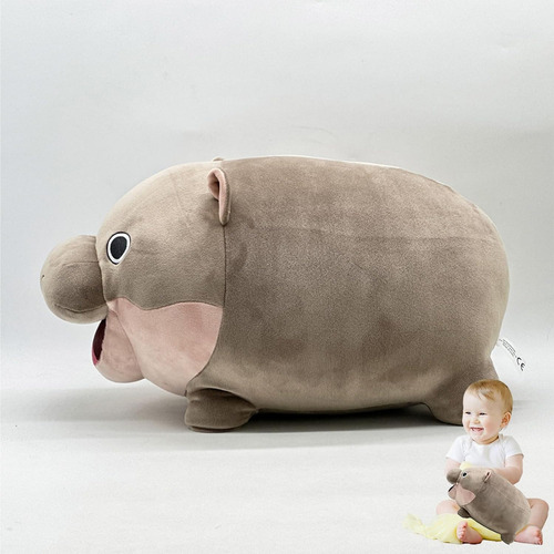 Mx1 Peluche De Hipopótamo Moo Deng 2024, Lindo Juguete De