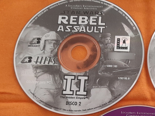 Jogo Pc Rebel Assault 2 Star Wars Game Expert Windows95.98 (Usado)