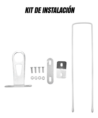 Canasta Canastilla Para Bicicleta Rodado 16 Incluye Soportes Color Blanco