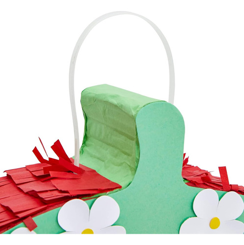 Piñata De Fresa Sparkle Para Fiesta De Verano De 42 X 33 X 7
