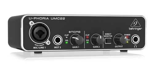 Placa Grabacion Externa Behringer Umc22 Canales Simultaneos