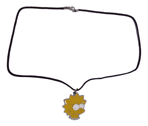 Colgante Metal Serie Animada Los Simpsons Personajes Lisa Los Simpson - Lisa