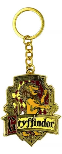 Llavero Metalico Bioworld Harry Potter Original Gryffindor