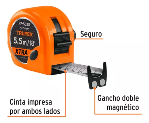 Cinta métrica ancha