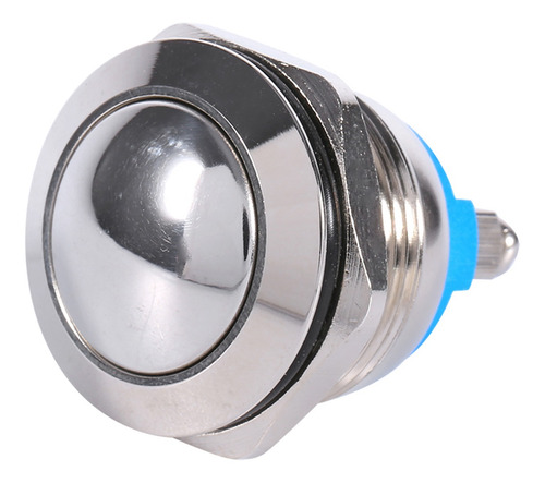 Interruptor De Botón Pulsador 19mm Impermeable Bocina De Met