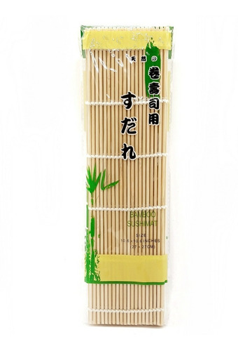 Esterilla De Bambu Para Sushi De 27x27 Cm