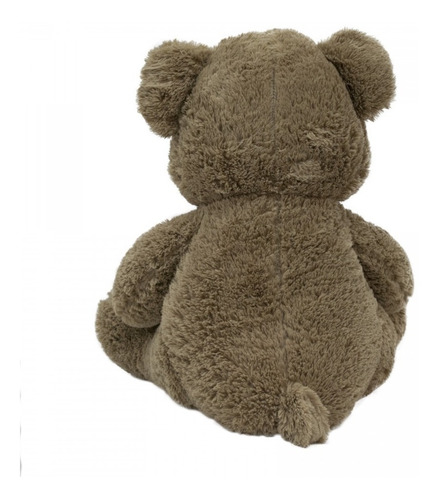 Urso Marrom De Pelúcia Com Laço No Pescoço Fofy Toys 45 Cm