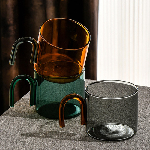 2 Taza De Bebida De Té, Taza Resistente Al Calor Gris
