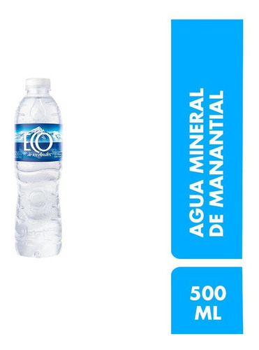 Agua Mineral Eco De Los Andes Sin Gas Pack 12 X 500 Ml  