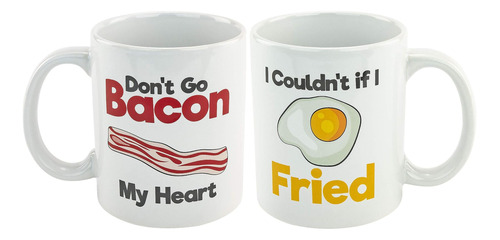 Taza De Huevos Y Tocino Fon-go Bacon My Heart De Fairly Odd