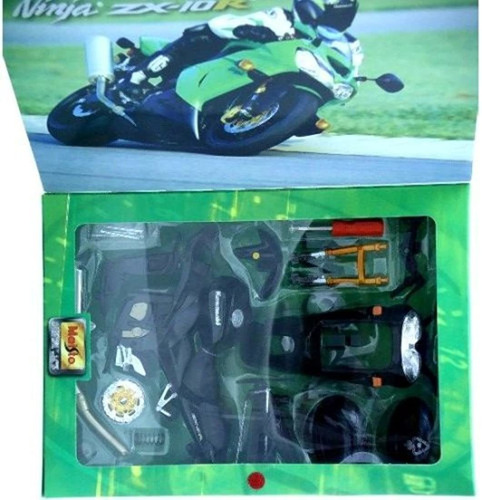 Kawasaki Ninja Zx10r Maisto Asamblea Modelo Escala 1: 12