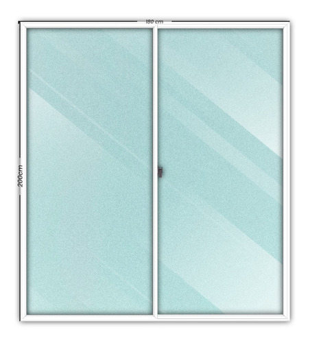 Ventana Dvh De Pvc Blanco De 180 X 200 Tipo Corrediza